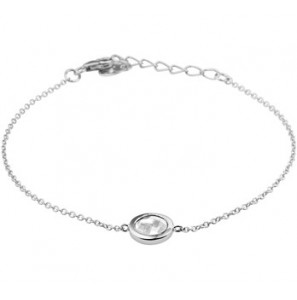 Zilver RH armband met zirkonia 17-20 cm - 3201012