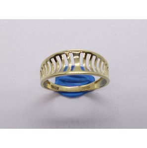 Goud dames ring opengewerkt 7 mm mt. 17 - 3220385