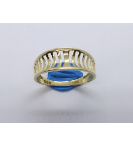 Goud dames ring opengewerkt 7 mm mt. 18 - 3220386