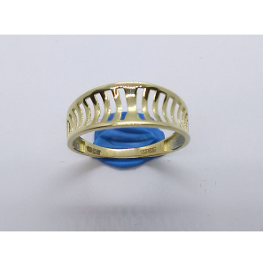 Goud dames ring opengewerkt 7 mm mt. 18 - 3220386