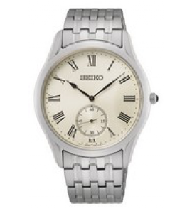 Seiko heren staal bracelet wit 50m wr - 3220356
