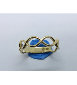 Goud dames ring fantasie mt. 16¢ - 3220396