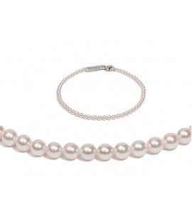 Di-Perle collier Akoya 7-7.5 mm 40 cm - 3201236