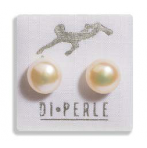 Di Perle oorknop met zoetwater parel wit 9-10 mm - 3201269