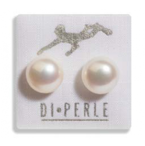 Di Perle oorknop met zoetwater parel wit 10-11 mm - 3201270