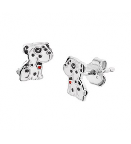 Zilver oorknoppen hond - 3201290