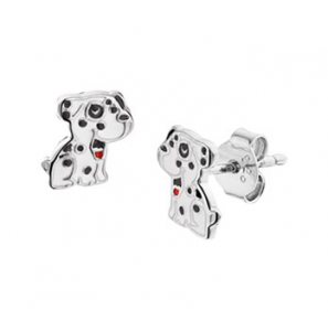 Zilver oorknoppen hond - 3201290