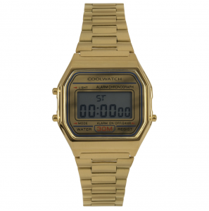 Coolwatch by Prisma digitaal staal 5 atm. gold - 3201372