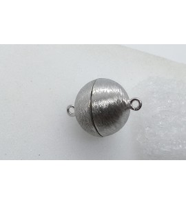 Zilver RH magneet sluiting 12 mm gemateerd - 3201409