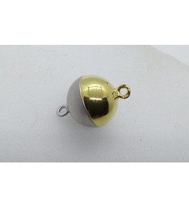 Zilver RH/GV magneet sluiting 10 mm mat/glad - 3201411