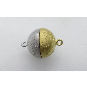 Zilver RH/GV magneet sluiting 12 mm mat - 3201413