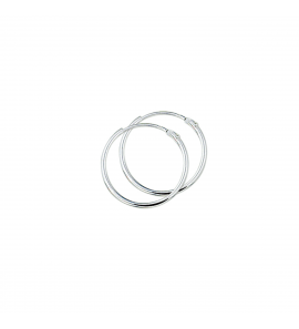 Zilver creolen 17 mm 1,3 mm - 3201471