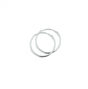 Zilver creolen 17 mm 1,3 mm - 3201471