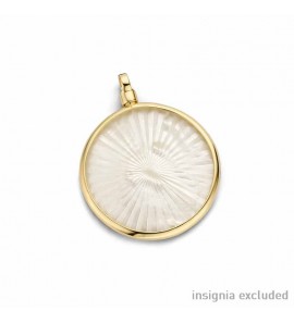 MY iMenso Gold Edgy pendent 33 mm 14K geel - 3191730