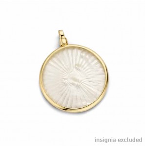 MY iMenso Gold Edgy pendent 33 mm 14K geel - 3191730
