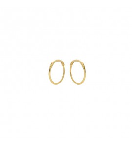 Jackie Klap-oorring Glad 10 mm 585 - 3201626