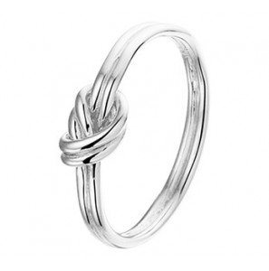 Zilver RH dames ring fantasie mt 15½ - 3201670