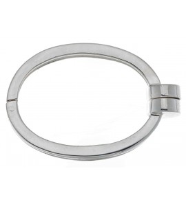 Zilver Kettingclip ovaal model met magneet 32x23x3.5 - 3201682