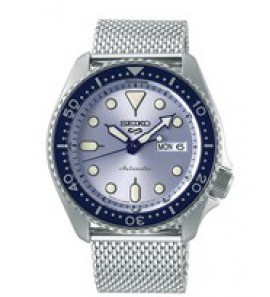 Seiko 5 sports automatic SS mesh bracelet blauw - 3201727