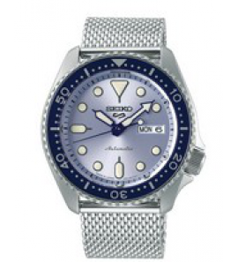 Seiko 5 sports automatic SS mesh bracelet blauw - 3201727