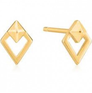 Ania Haie Spike Daimond Stud Earrings S GP - 3201816