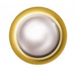 Prik-oorknop verguld bol parel 4 mm - 3201796