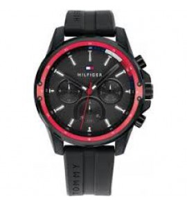 Tommy Hilfiger heren Mason multi zwart staal rubber - 3201845