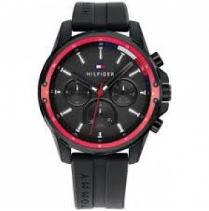 Tommy Hilfiger heren Mason multi zwart staal rubber - 3201845