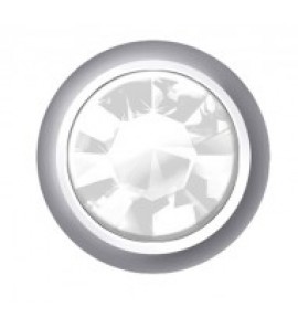 Prik-oorknop bol zirkonia wit 4 mm - 3201907