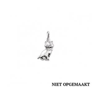 Zilveren hanger/bedel RH poes - 3160651