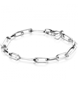 ZINZI zlv. armband ovale schakels 19 cm - 3202152