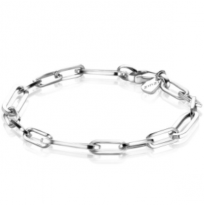 ZINZI zlv. armband ovale schakels 19 cm - 3202152