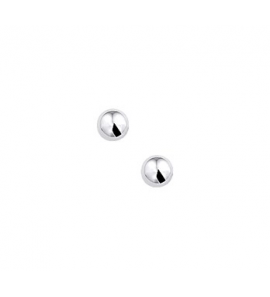 Zilver oorknop bol RH 4 mm - 3142009