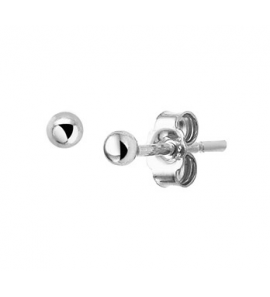Zilver oorknop bol RH 2.5 mm - 3142010