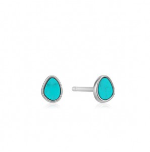 Ania Haie Tidal Turquoise stud Earrings S - 3210221