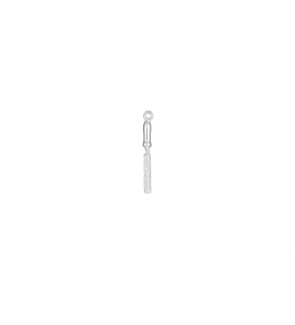 Zilver hanger/bedel vijl klein - 38513