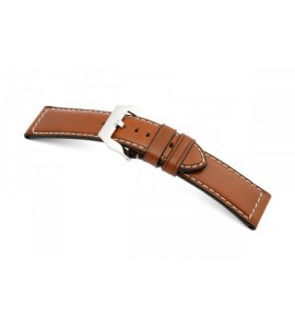 Happel Lederband Pan 30 mm cognac, glad - 3210016
