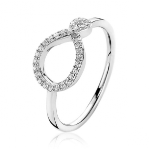 Zinzi zlv. ring opengewerkt met zirconia's mt. 52 - 3202453