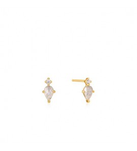 Ania Haie Midnight Stud Earrings S gold - 3202492
