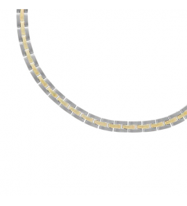Boccia collier 08060-02 6.9 mm bicolour 45 cm - 3222658