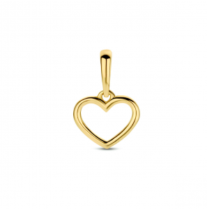 Goud hanger hatrtje open - 3222713