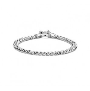 Zilver armband bol gourmet 5.8 mm 19 cm - 3210302