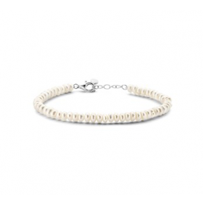 Armband zoetwater parel 4 mm 16-19 cm - 3210319