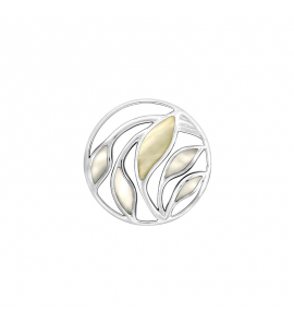 MY iMenso Mezza (24mm) indignia "Canna Autunnali MOP shell mosaic" - 3210832