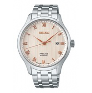 Seiko pPresage heren automatic ss bracelet creme wr - 3210761