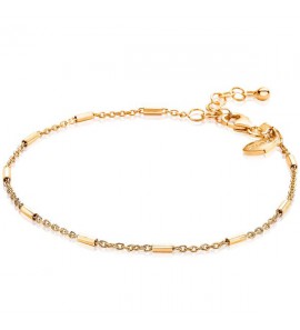 ZINZI zlv. armband gg.verguld anker/staafjes 17-20 cm - 3210865