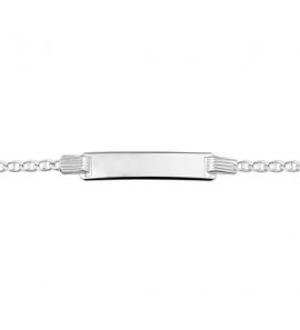 Zilver plaatband anker plaat 6,0 mm 16-18 cm - 3210930