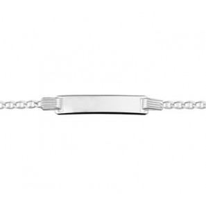 Zilver plaatband anker plaat 6,0 mm 16-18 cm - 3210930