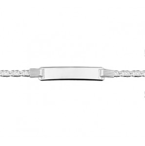 Zilver plaatband valkenoog plaat 6,0 mm 16-18 cm - 3210931