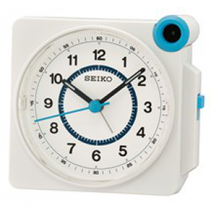 Seiko wekker mat white bleu - 3210925